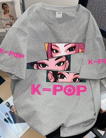 Tricou Shein Kids, gri