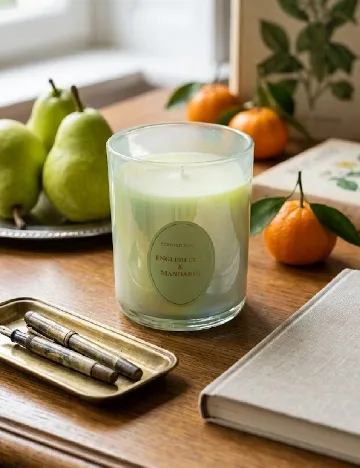 Lumanare parfumata ACTION, galben