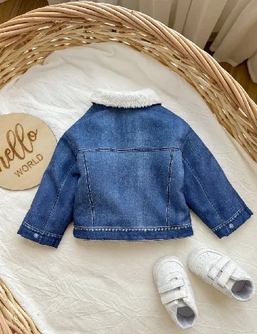 Jacheta Shein Kids, albastru