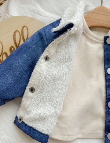 Jacheta Shein Kids, albastru