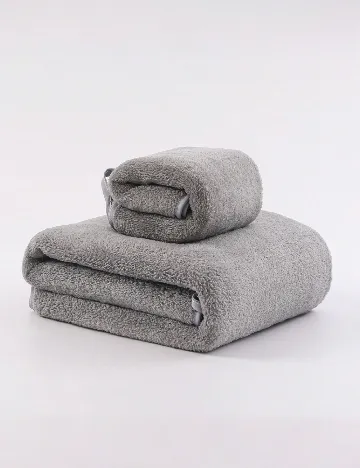 Set prosoape 2 bucati SHEIN, gri