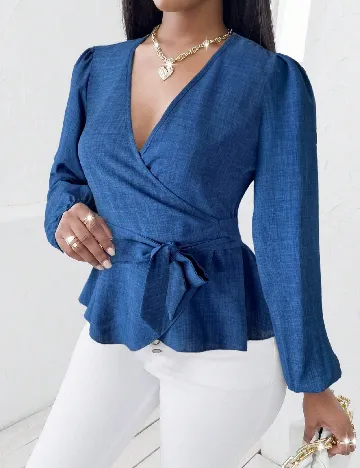 Bluza SHEIN, albastru