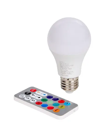 Bec LED cu telecomanda ACTION, alb