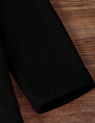 Bluza Shein Kids, negru