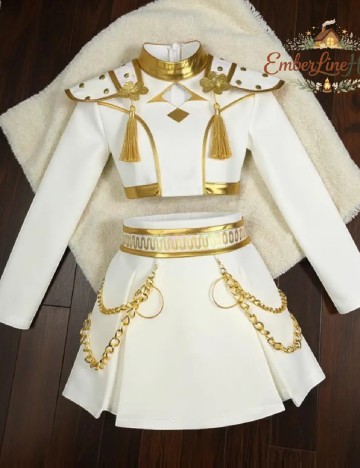 Compleu Shein Kids, alb