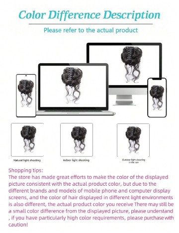 Extensie de par SHEIN, negru