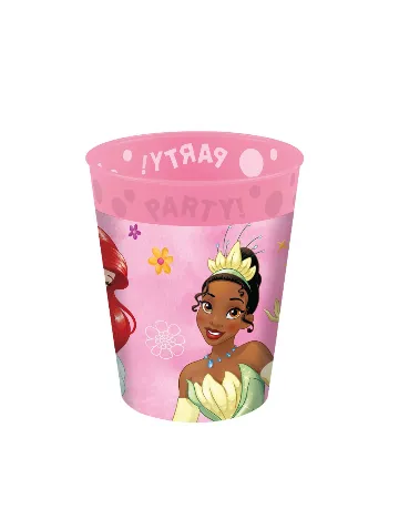 Set pahare din plastic 4 bucati Disney, roz