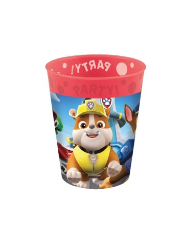 Set pahare din plastic 4 bucati Nickelodeon, rosu