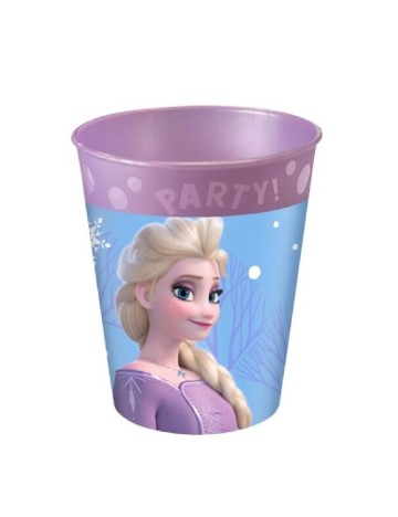 Set pahare din plastic 4 bucati Disney, mov