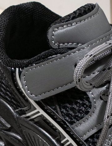 Adidasi Shein Kids, negru/gri