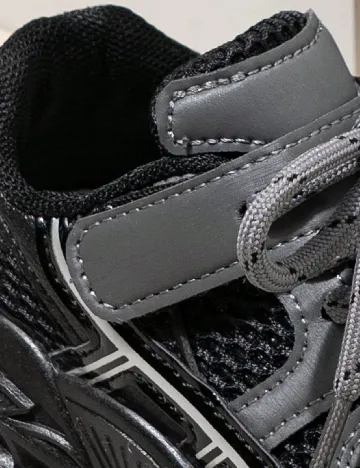 Adidasi Shein Kids, negru/gri