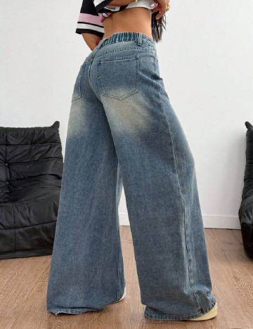 Blugi SHEIN CURVE, albastru