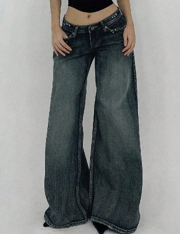 Blugi Dazy, albastru