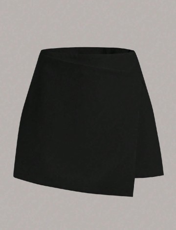 Fusta pantalon SHEIN CURVE, negru