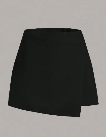 Fusta pantalon SHEIN CURVE, negru