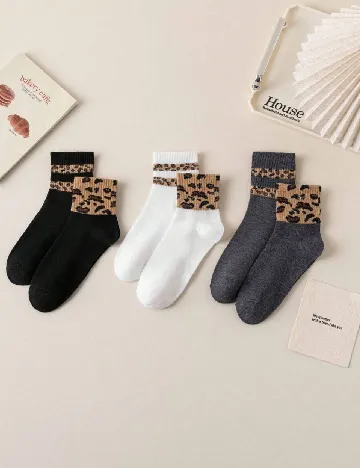 Set sosete 6 perechi SHEIN, mix culori