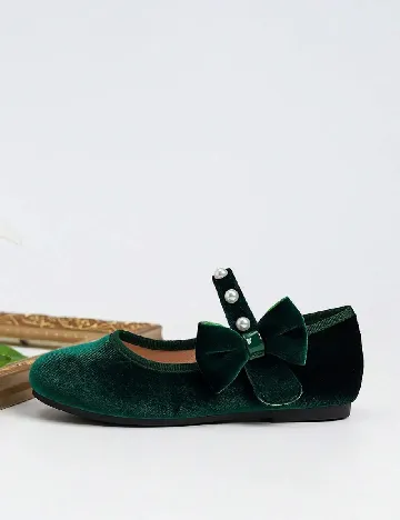 Pantofi Shein Kids, verde