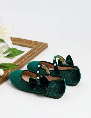 Pantofi Shein Kids, verde