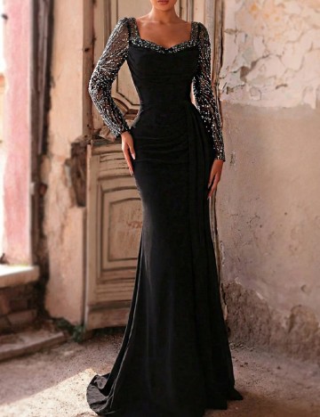 Rochie lunga SHEIN, negru