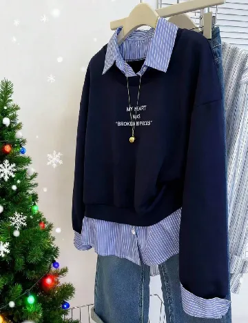 Bluza SHEIN, bleumarin