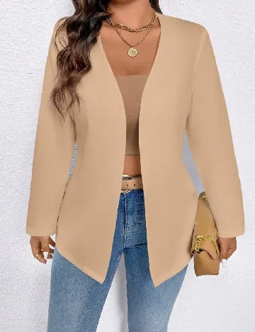 Blazer Emery Rose Curve, maro deschis