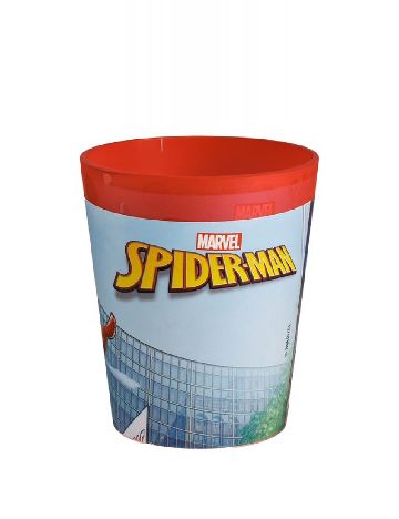 Set pahare din plastic 4 bucati Marvel, rosu