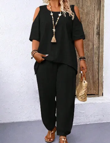 Compleu SHEIN CURVE, negru