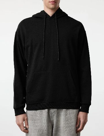 Hanorac Oversize SHEIN, negru