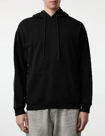 Hanorac Oversize SHEIN, negru