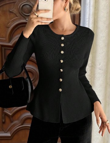 Cardigan SHEIN, negru