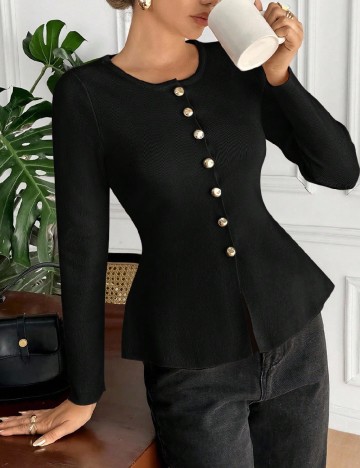 Cardigan SHEIN, negru