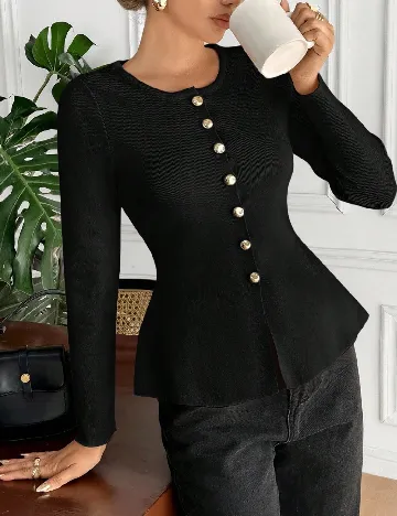 Cardigan SHEIN, negru