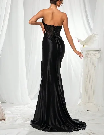 Rochie lunga VIPGIRL, negru