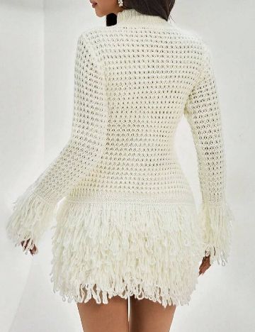 Rochie scurta SHEIN, ecru