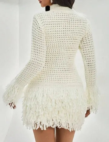 Rochie scurta SHEIN, ecru