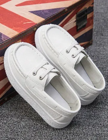 Tenisi Shein Kids, alb