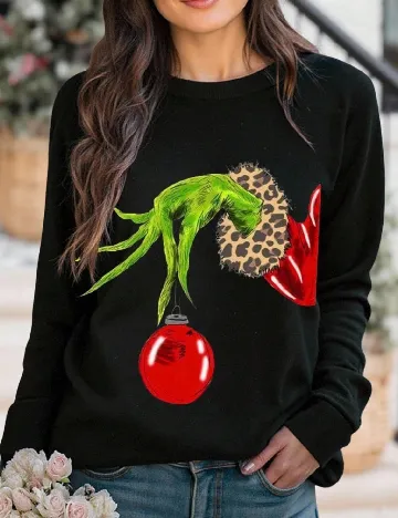 Bluza SHEIN CURVE, negru