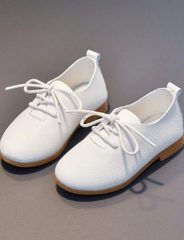 Pantofi Shein Kids, alb