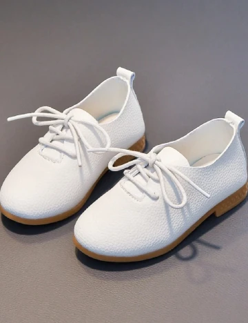 Pantofi Shein Kids, alb