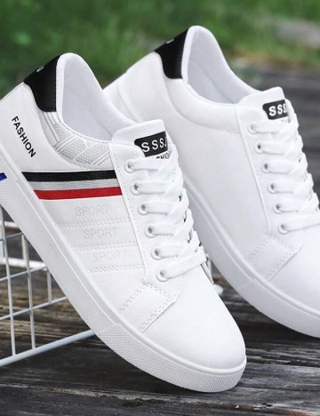 Adidasi SHEIN, alb