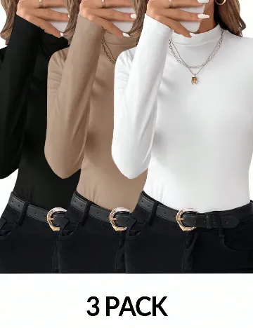 Set bluze 3 bucati SHEIN, mix culori