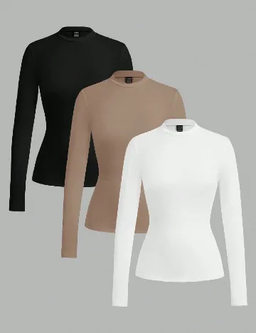 Set bluze 3 bucati SHEIN, mix culori