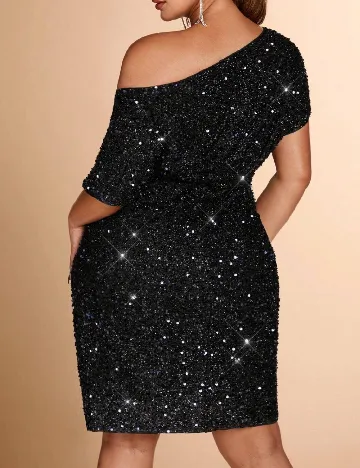 Rochie scurta SHEIN CURVE, negru