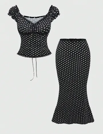 Compleu Romwe, negru