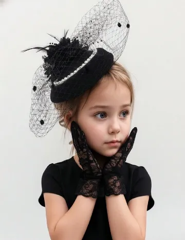 Set palarie si manusi Shein Kids, negru