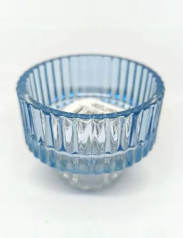 Suport lumanare, albastru