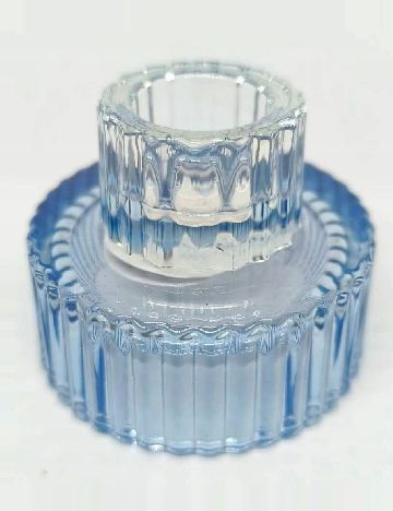 Suport lumanare, albastru