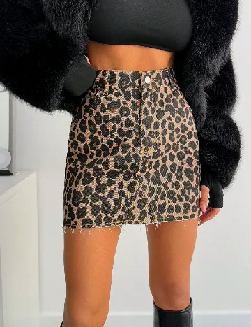 Fusta SHEIN, animal print
