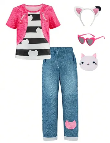 Compleu Shein Kids, mix culori