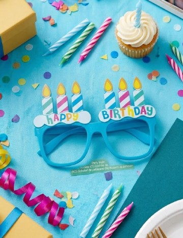 Ochelari de petrecere DLP Industry, albastru